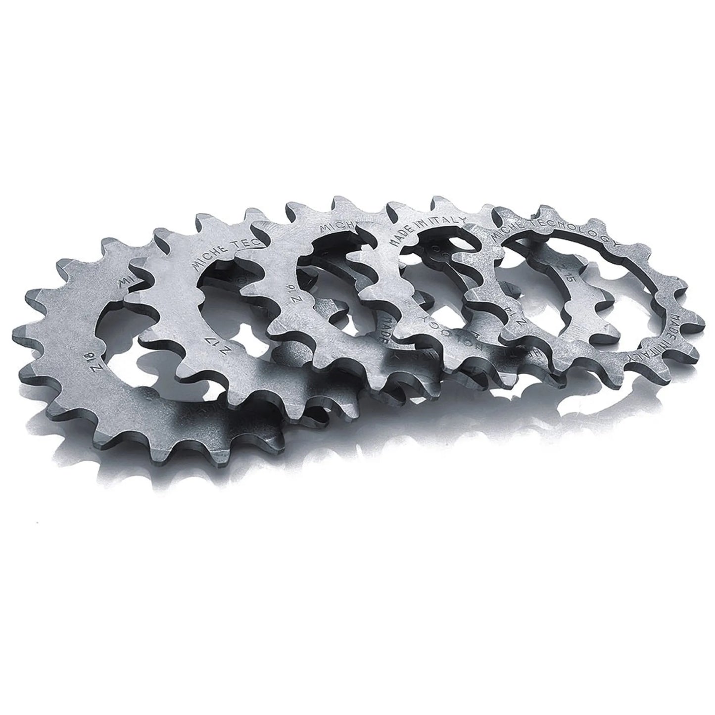 Miche 1/8 Fixed Track Sprocket with Carrier in Silver