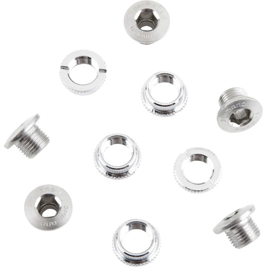 Shimano Dura Ace FC7710 Track Chainring Bolts 5pcs Silver