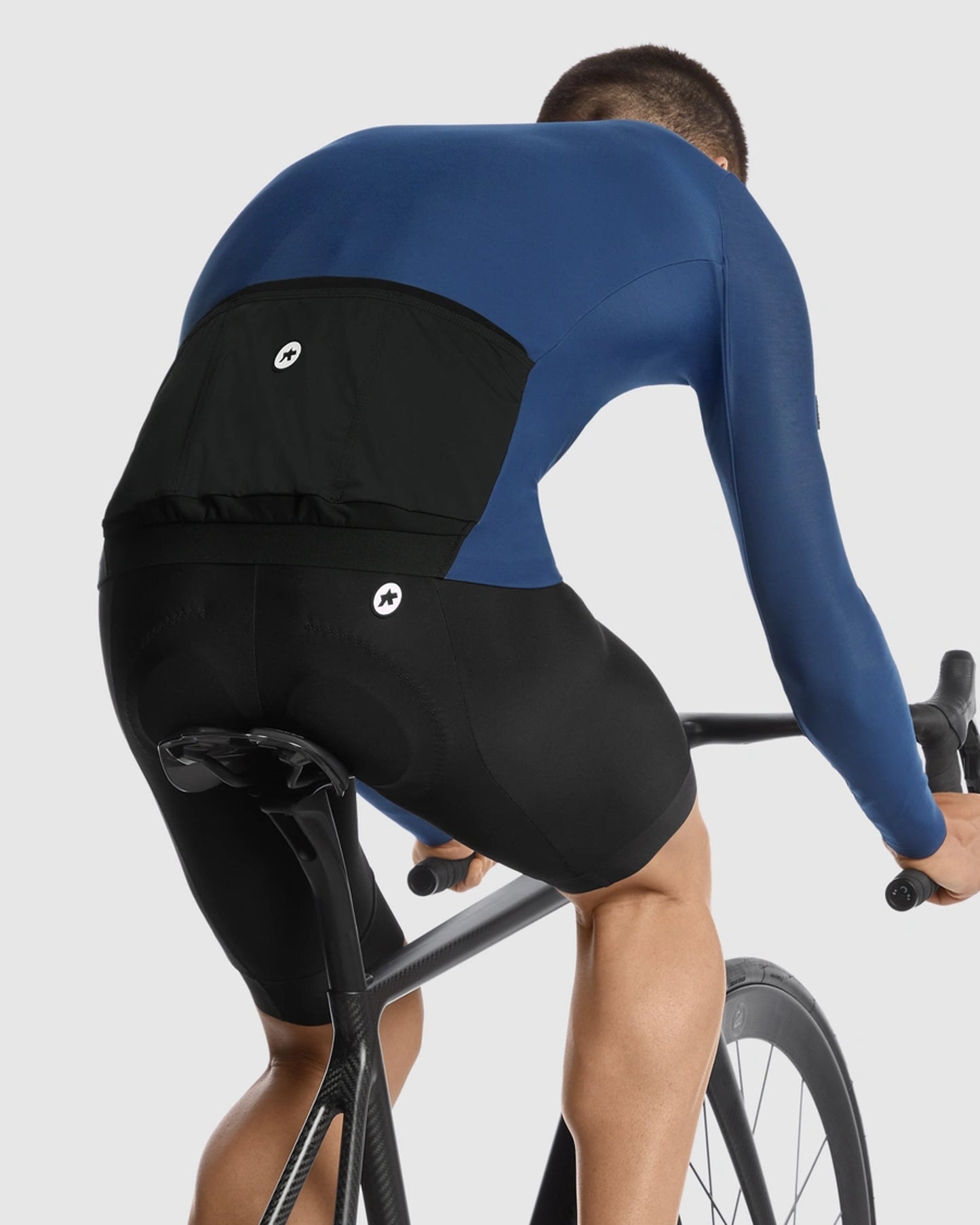 Assos Mille GT 2/3 Long Sleeve Road Cycling Jersey in Stone Blue